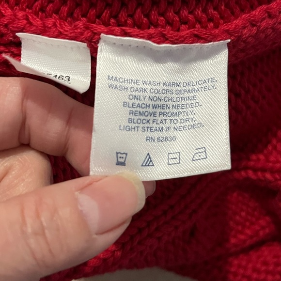 Lands End reindeer sweater. Size XL - Picture 4 of 5